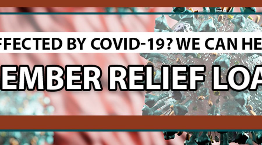 Member relief loan banner