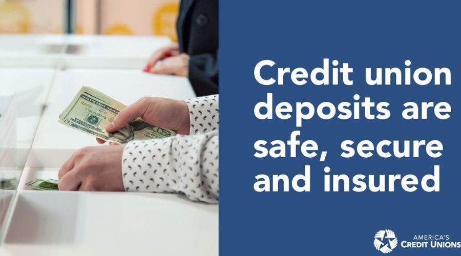 deposits are safe at credit unions