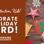 decorate a holiday card 2024