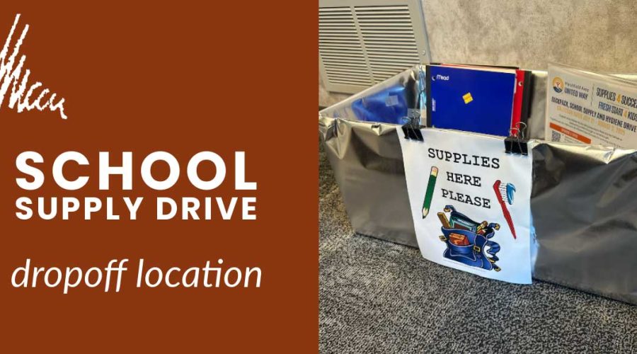 united way school supply drive dropoff location